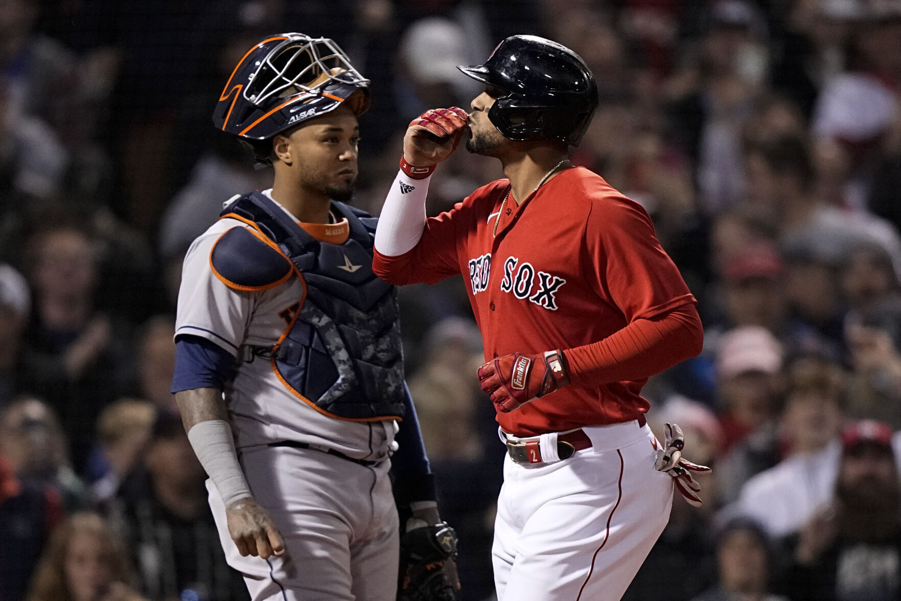 APTOPIX ALCS Astros Red Sox Baseball